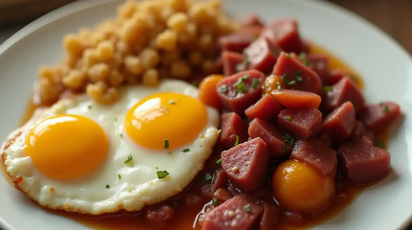 Canned Corn Beef Breakfast Recipes with No Potatoes: Hearty